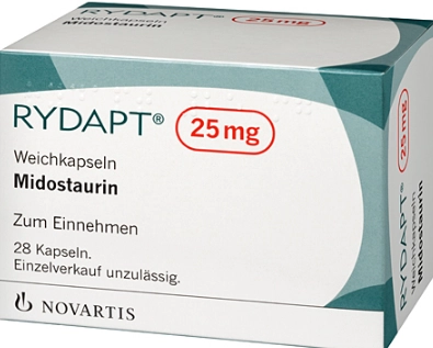 米哚妥林(Rydapt)：新诊断的FLT3突变AML