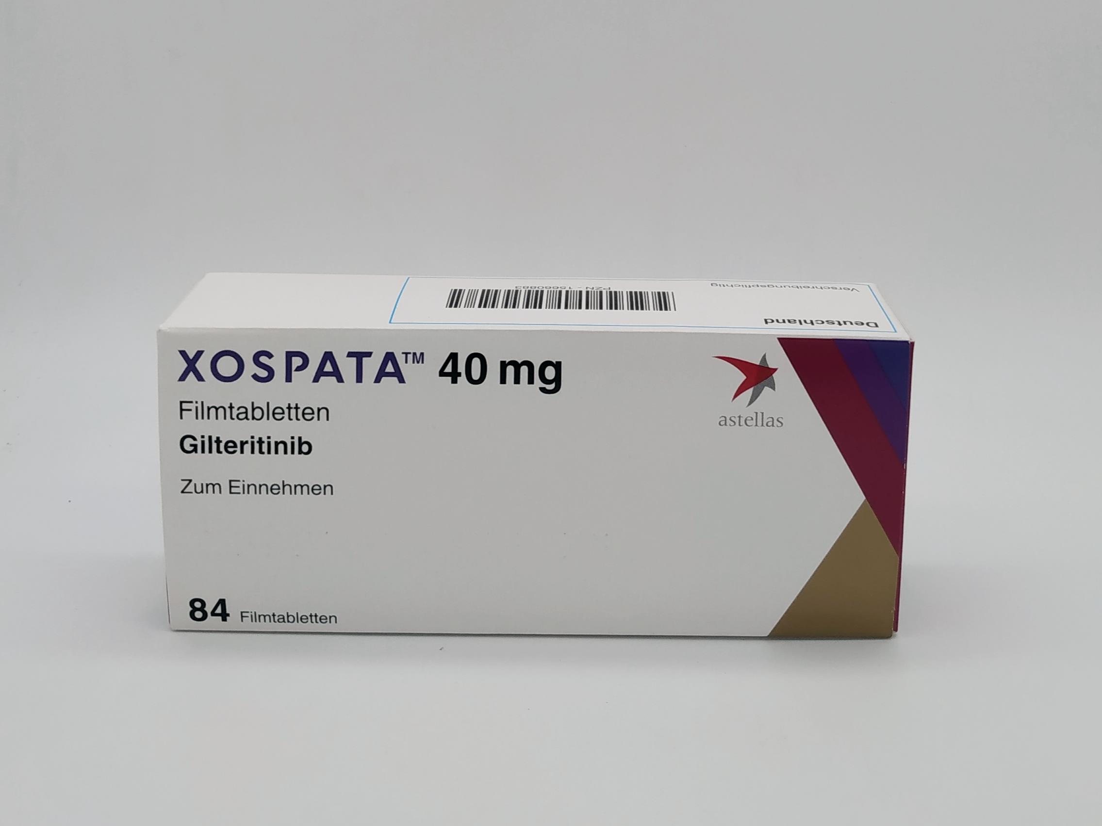 吉瑞替尼（gilteritinib）的费用情况——一个月需要多少钱？