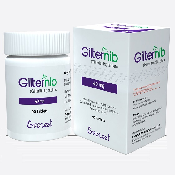 吉列替尼/吉瑞替尼(Gilteritinib)能治疗急性髓系白血病 (AML)多长时间？